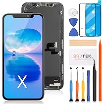 iPhoneX画面 Amazon.co.jp: SRJTEK For iPhone X 液晶パネル 画面交換修理用